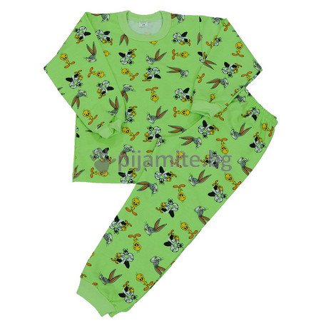 Детски пижами Пижами с дълъг ръкав Детска пижама - Трико Заек (1-8г.) 110